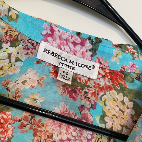 Rebecca Malone Button Down Top - Picture 2 of 4